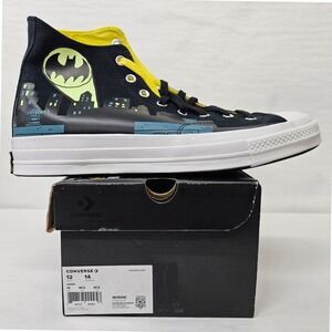 Converse Chuck 70 Hi Chinatown Market Batman 167511C Black Yellow Men's Size 12